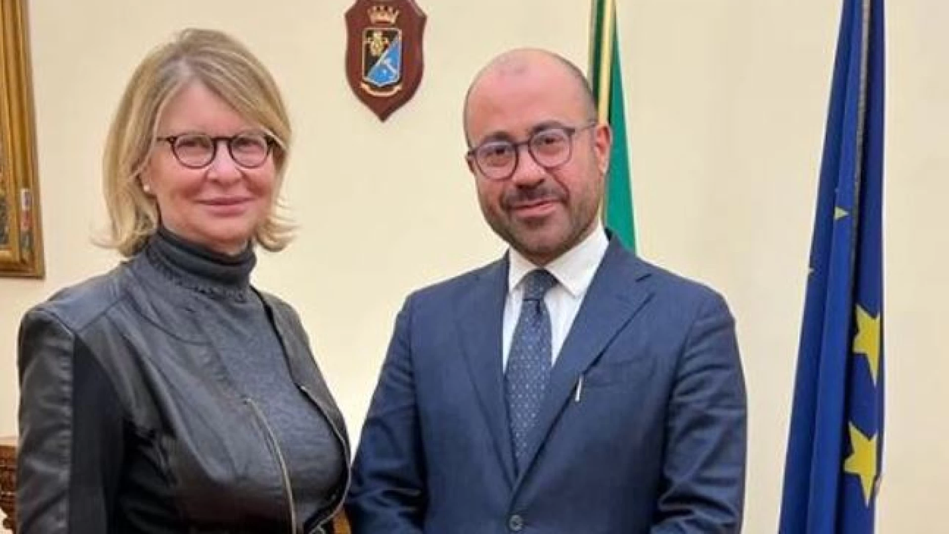 Il Presidente della Provincia di Isernia Alfredo Ricci incontra il sottosegretario Savino.